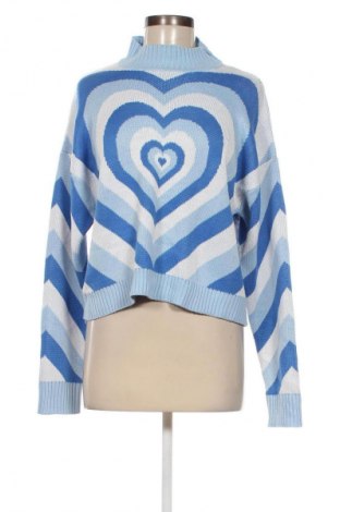 Γυναικείο πουλόβερ Fb Sister, Μέγεθος XL, Χρώμα Μπλέ, Τιμή 17,94 €
