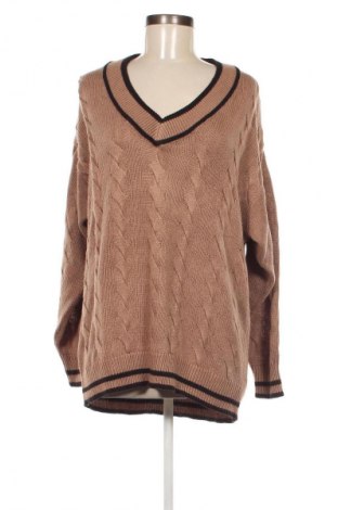 Γυναικείο πουλόβερ H&M Divided, Μέγεθος L, Χρώμα  Μπέζ, Τιμή 9,79 €
