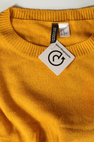 Дамски пуловер H&M Divided, Размер XL, Цвят Жълт, Цена 13,49 лв.