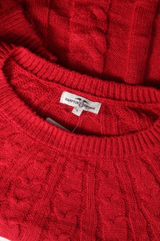 Damski sweter Hampton Republic, Rozmiar L, Kolor Czerwony, Cena 45,99 zł