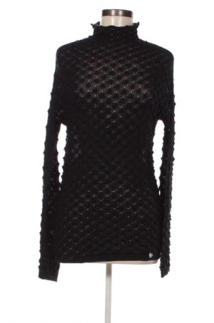 Дамски пуловер Jacky Luxury, Размер XS, Цвят Черен, Цена 20,09 лв.