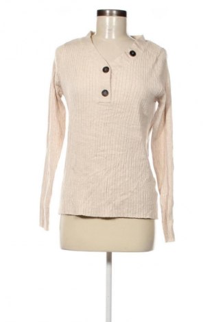 Damenpullover Jean Pascale, Größe L, Farbe Beige, Preis 7,49 €