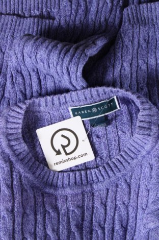 Damski sweter Karen Scott, Rozmiar M, Kolor Fioletowy, Cena 29,99 zł