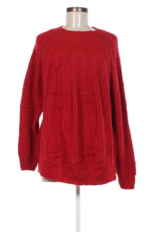 Damenpullover Laura Torelli, Größe M, Farbe Rot, Preis 7,49 €