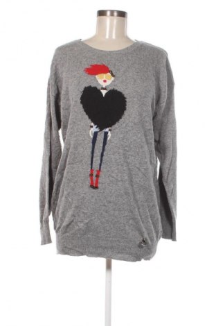 Γυναικείο πουλόβερ Love Moschino, Μέγεθος M, Χρώμα Γκρί, Τιμή 86,22 €