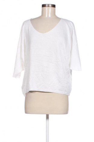 Γυναικείο πουλόβερ Made In Italy, Μέγεθος XL, Χρώμα Λευκό, Τιμή 5,79 €