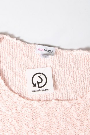 Damski sweter Mia Moda, Rozmiar 4XL, Kolor Różowy, Cena 131,14 zł