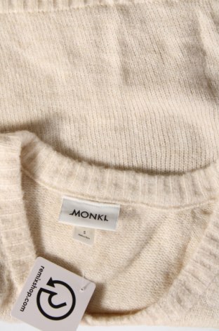 Damski sweter Monki, Rozmiar S, Kolor ecru, Cena 27,99 zł