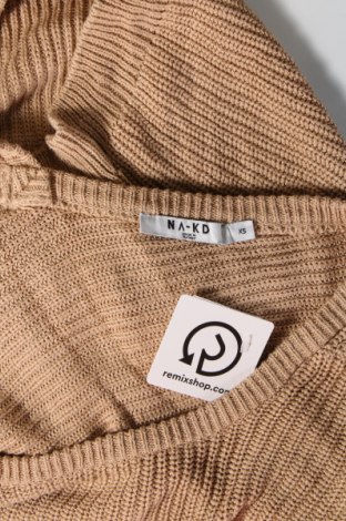 Damenpullover NA-KD, Größe XS, Farbe Beige, Preis 9,99 €