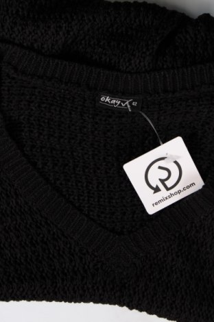 Damski sweter Okay, Rozmiar L, Kolor Czarny, Cena 27,99 zł