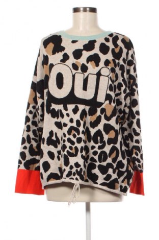 Дамски пуловер Oui, Размер XL, Цвят Многоцветен, Цена 84,00 лв.