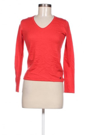 Дамски пуловер Tom Tailor, Размер XS, Цвят Червен, Цена 20,29 лв.