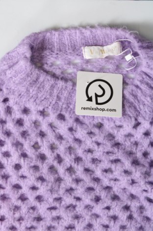 Damenpullover V Milano, Größe M, Farbe Lila, Preis € 3,99