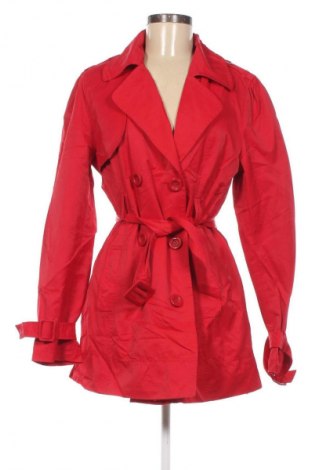 Damen Trench Coat, Größe L, Farbe Rot, Preis € 7,99