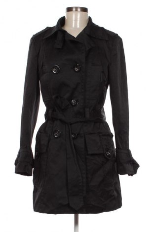 Trench de femei Zara, Mărime L, Culoare Negru, Preț 180,92 Lei