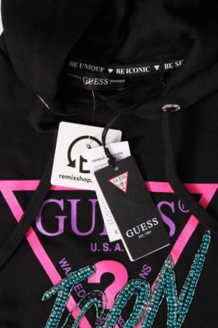 Дамски суичър Guess, Размер XS, Цвят Черен, Цена 172,00 лв.