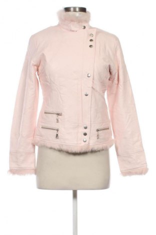 Damen Lederjacke, Größe S, Farbe Rosa, Preis 28,99 €