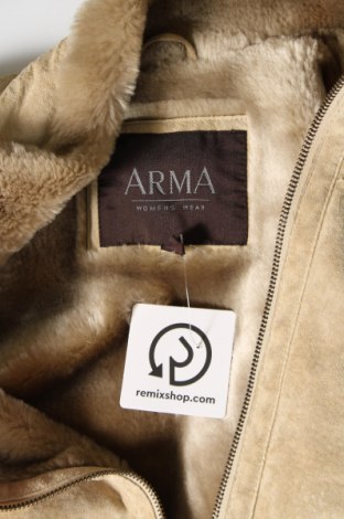 Damen Lederjacke Arma, Größe L, Farbe Beige, Preis 131,18 €