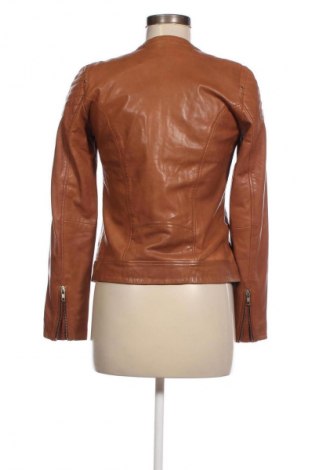 Damen Lederjacke Naf Naf, Größe S, Farbe Braun, Preis 168,04 €