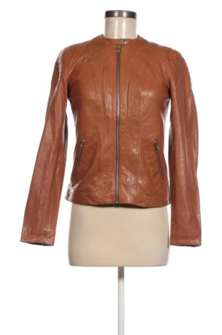 Damen Lederjacke Naf Naf, Größe S, Farbe Braun, Preis 84,02 €