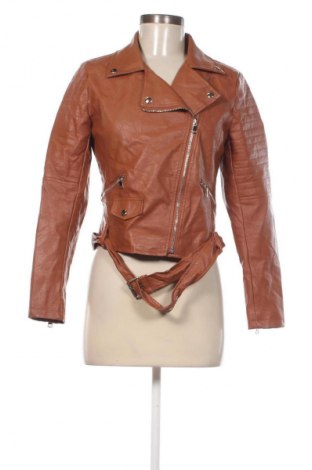 Dámska kožená bunda  SHEIN, Veľkosť S, Farba Hnedá, Cena  27,78 €