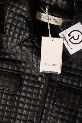 Γυναικείο δερμάτινο μπουφάν Trussardi, Μέγεθος M, Χρώμα Μαύρο, Τιμή 132,99 €