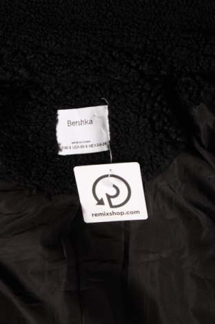 Damenmantel Bershka, Größe XS, Farbe Schwarz, Preis 11,49 €