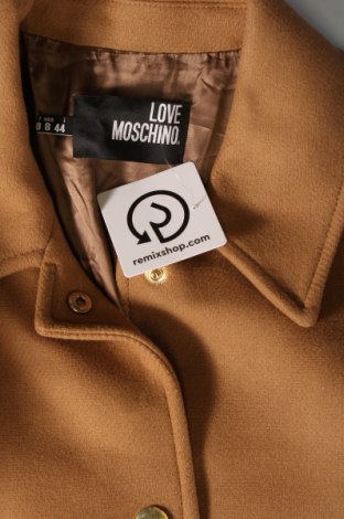 Damski płaszcz Love Moschino, Rozmiar XL, Kolor Brązowy, Cena 888,99 zł