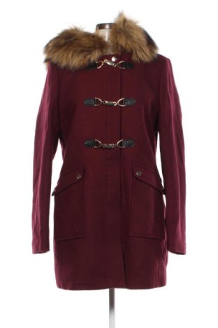 Дамско палто Naf Naf, Размер L, Цвят Червен, Цена 198,93 лв.