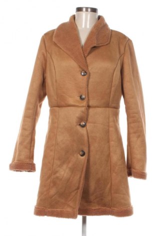 Γυναικείο παλτό SHEIN, Μέγεθος L, Χρώμα Καφέ, Τιμή 66,19 €
