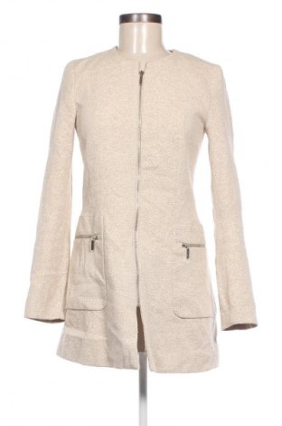 Γυναικείο παλτό Zara, Μέγεθος S, Χρώμα Εκρού, Τιμή 11,91 €