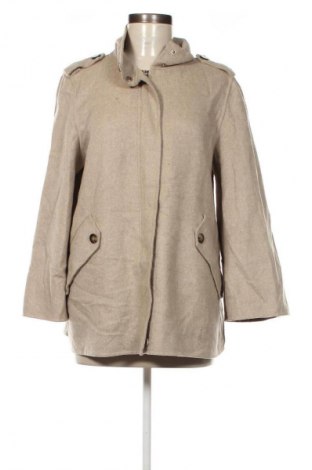 Damenmantel Zara, Größe L, Farbe Beige, Preis € 21,49