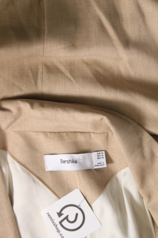 Γυναικείο σακάκι Bershka, Μέγεθος XL, Χρώμα  Μπέζ, Τιμή 19,99 €