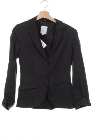 Damen Blazer Q/S by S.Oliver, Größe XS, Farbe Grau, Preis 21,99 €