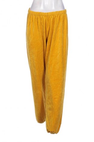 Pantaloni trening de femei Woody, Mărime XL, Culoare Galben, Preț 47,99 Lei