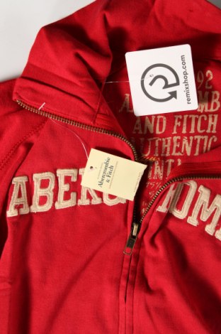 Дамско спортно горнище Abercrombie & Fitch, Размер M, Цвят Червен, Цена 53,99 лв.