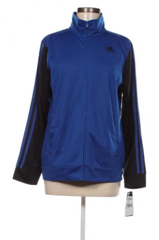 Bluză trening de femei Adidas, Mărime XL, Culoare Albastru, Preț 319,73 Lei