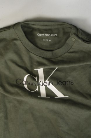 Kinder Shirt Calvin Klein, Größe 18-24m/ 86-98 cm, Farbe Grün, Preis 22,99 €