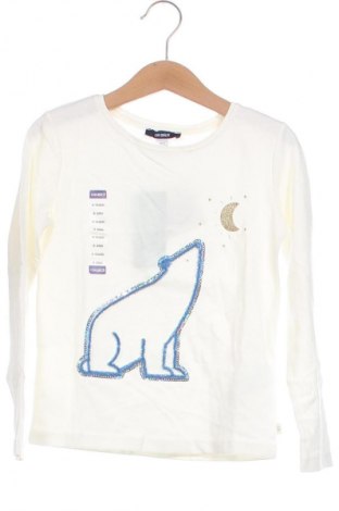 Детска блуза Okaidi, Размер 4-5y/ 110-116 см, Цвят Бял, Цена 9,72 лв.