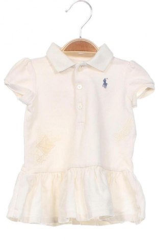 Dziecięca bluzka Ralph Lauren, Rozmiar 2-3m/ 56-62 cm, Kolor ecru, Cena 57,93 zł