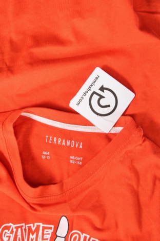 Kinder Shirt Terranova, Größe 11-12y/ 152-158 cm, Farbe Orange, Preis 6,00 €