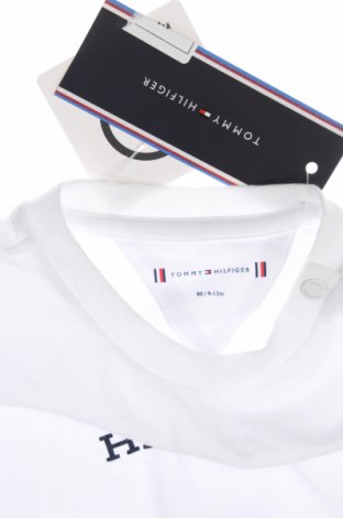 Детска блуза Tommy Hilfiger, Размер 12-18m/ 80-86 см, Цвят Бял, Цена 32,99 лв.