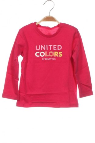 Bluză pentru copii United Colors Of Benetton, Mărime 18-24m/ 86-98 cm, Culoare Roz, Preț 58,72 Lei