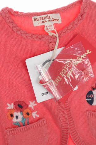 Kinder Strickjacke Du Pareil Au Meme, Größe 6-9m/ 68-74 cm, Farbe Rosa, Preis € 4,79