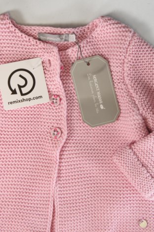 Kinder Strickjacke Sergent Major, Größe 3-6m/ 62-68 cm, Farbe Rosa, Preis 26,29 €