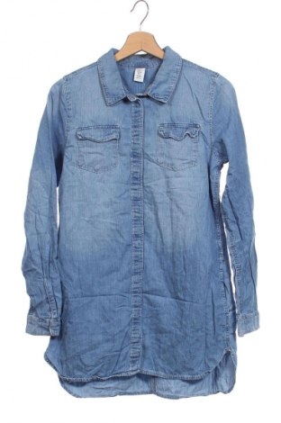 Kinderhemd H&M, Größe 15-18y/ 170-176 cm, Farbe Blau, Preis € 3,67
