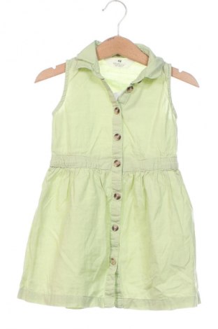Rochie pentru copii H&M, Mărime 18-24m/ 86-98 cm, Culoare Verde, Preț 29,62 Lei