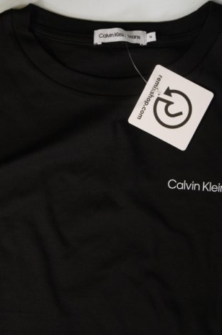 Детска тениска Calvin Klein Jeans, Размер 15-18y/ 170-176 см, Цвят Черен, Цена 24,49 лв.