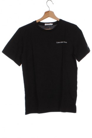 Dziecięcy T-shirt Calvin Klein Jeans, Rozmiar 15-18y/ 170-176 cm, Kolor Czarny, Cena 76,99 zł