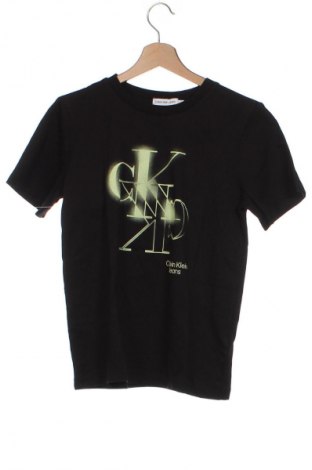 Dziecięcy T-shirt Calvin Klein Jeans, Rozmiar 11-12y/ 152-158 cm, Kolor Czarny, Cena 76,99 zł